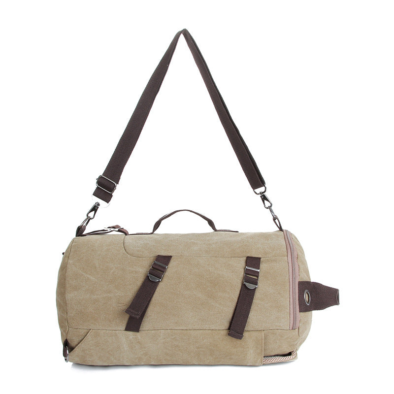 Canvas Backpack for Travel and Hiking - Multi-Function