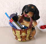 Dog Home Decor Figurine and Key Storage Box