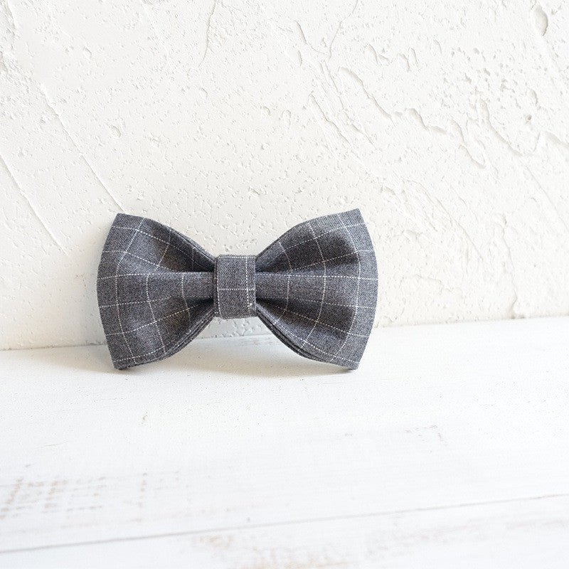 Pet Accessories Dog Bowtie Collar and Bow Set