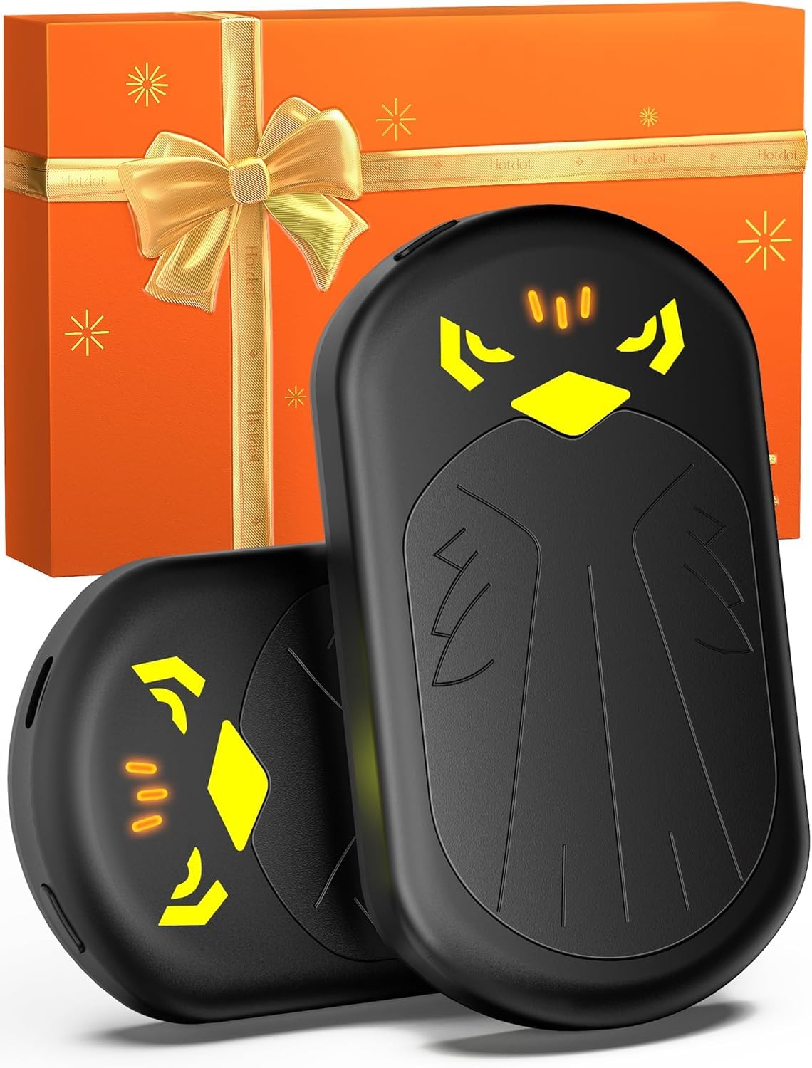 Hand Warmers Rechargeable 2 Pack 6400mAh Electric Hand Warmers AI Smart Chips 20Hrs Long Safe Heat Portable Pocket Heater Outdoor Camping Hunting Golf Accessories