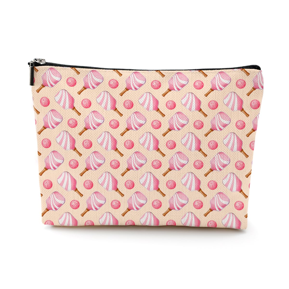 Funny Pickleball Gifts for Women Girls Pickleball Lover Player Gifts Pickleball Cosmetic Bag Makeup Bag Friendship Gifts for Female Daughter Sister Friend Bestie Mom Graduation Birthday Mothers Day