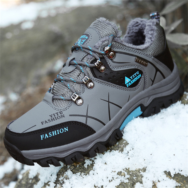 Men's High-Top Anti-Slip Hiking Shoes for Outdoors