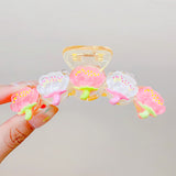 Large Transparent Tulip Flower Hair Clip