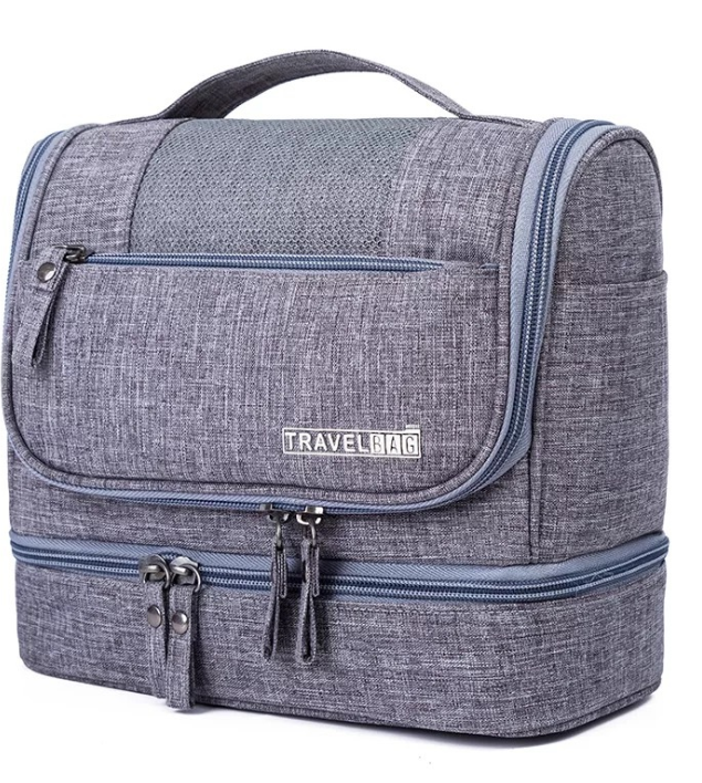 Waterproof Large Capacity Two-Layer Makeup Bag