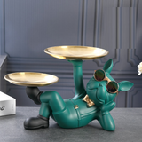 Decorative Double Plate Key & Storage Tray