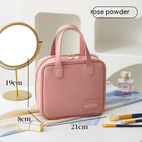 Large Capacity PU Travel Makeup Organizer Pouch