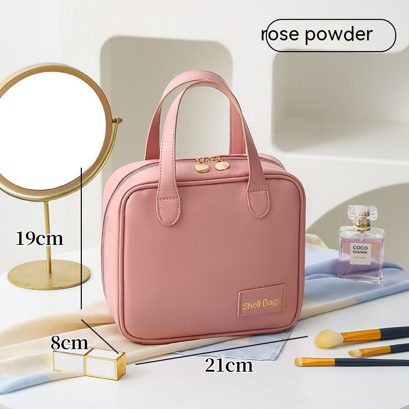 Large Capacity PU Travel Makeup Organizer Pouch