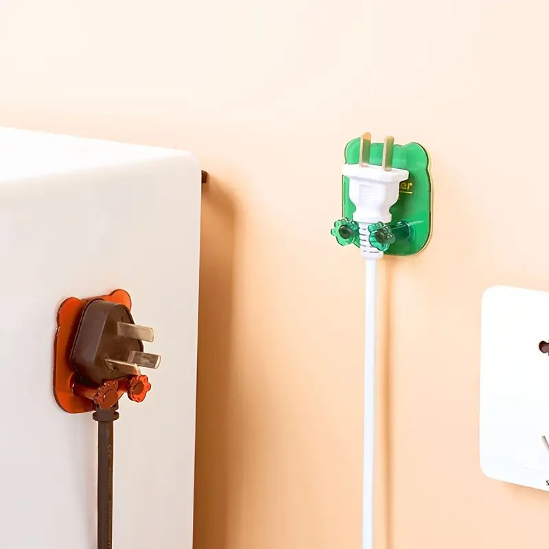 Multifunctional Sticky Hook for Power Cord Storage