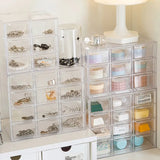 Transparent Desktop Drawer Organizer for Stationery & Jewelry