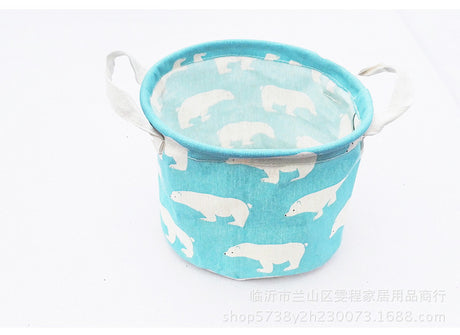 Cosmetic and Snack Storage Bins with Flamingo Design