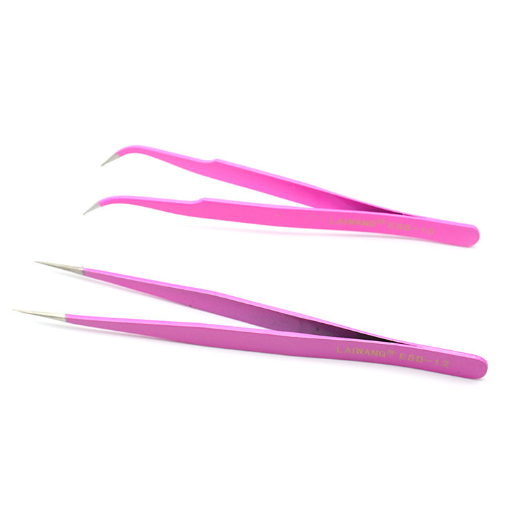 Pink Tweezers for Beauty, DIY Clay and Resin Tools
