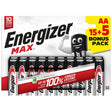 Energizer Batteries Alkaline AA (20pcs) Alkaline MAX