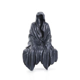 Joogour Tabletop Gothic Decor Mysterious Grim Reaper Statue - Gothic Spooky Decor for Garden or Bookshelf - 5.9 inch Resin Figurine - Goth Bookshelf Decor.
