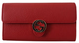 Gucci Red Icon Leather Wallet