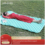 Inflatable Double Camping Mattress with Built-in Pump
