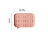 Silicone Soap Holder and Drain Storage Rack Organizer