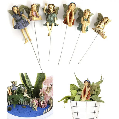 Miniature Fairy Figurine for Kids - Garden Decor