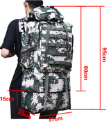 100L Large Capacity Outdoor Backpack for Camping