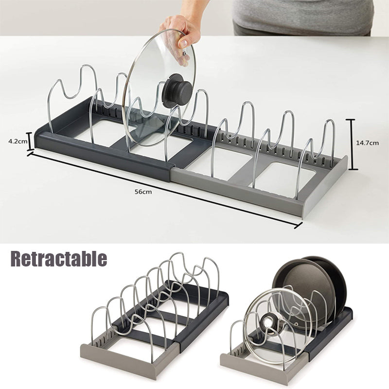 Expandable Stainless Steel Kitchen Storage Rack