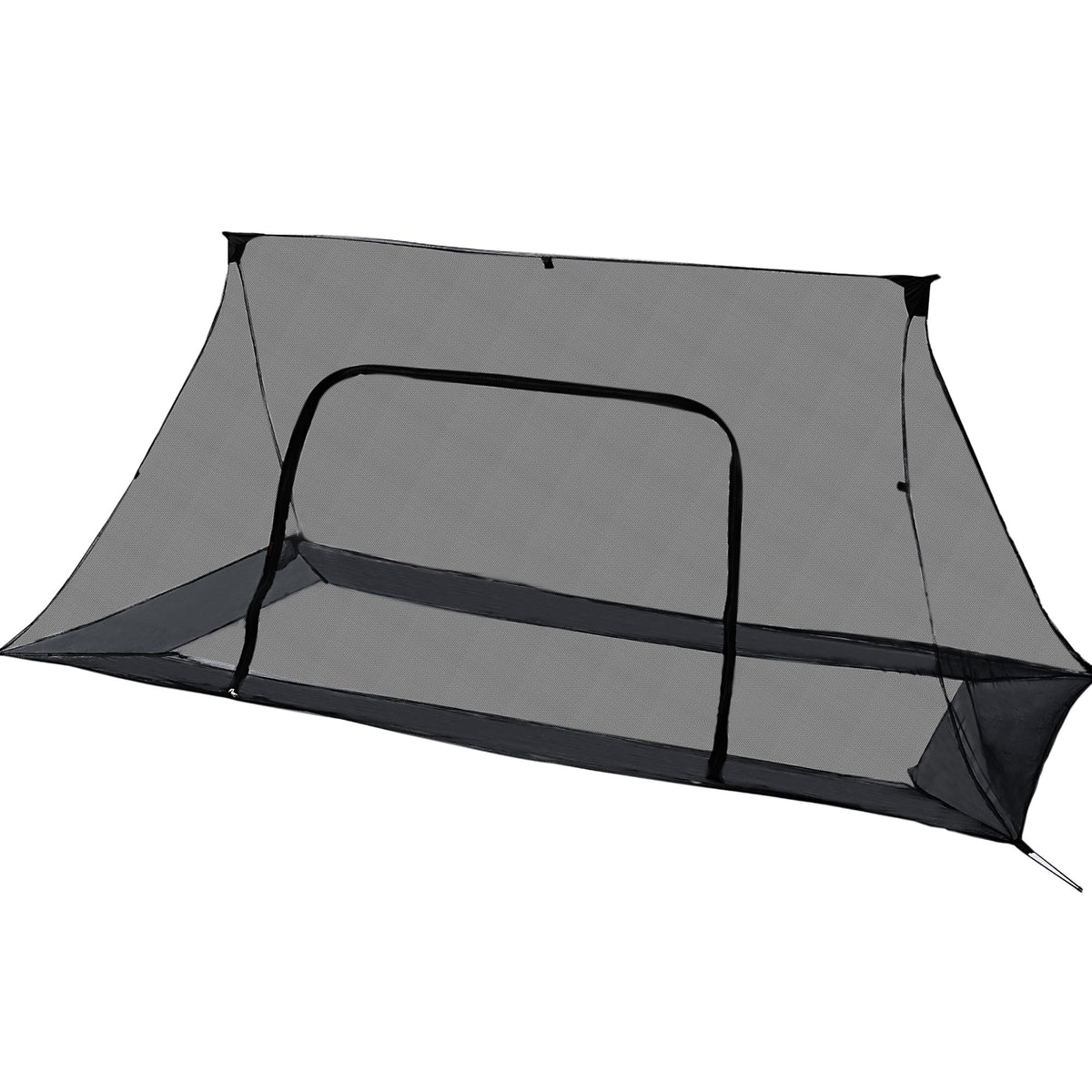 Onewind Camping Mosquito Net for Cot Shelter Bugnet Camping Screen Room Ultralight No-See-Um Breathable Mesh Bugnet Mosquito Netting with Double Sided Zipper Black