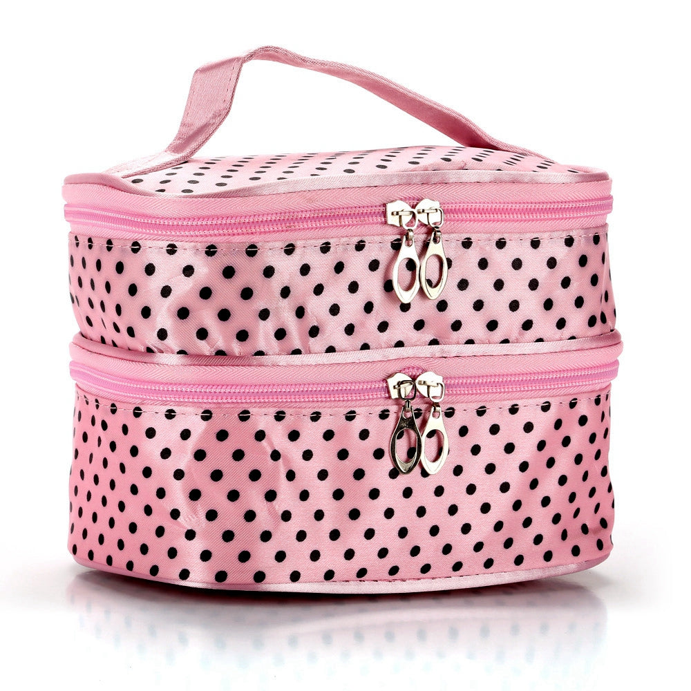 Women's Waterproof Double-layer Cosmetic Storage Bag