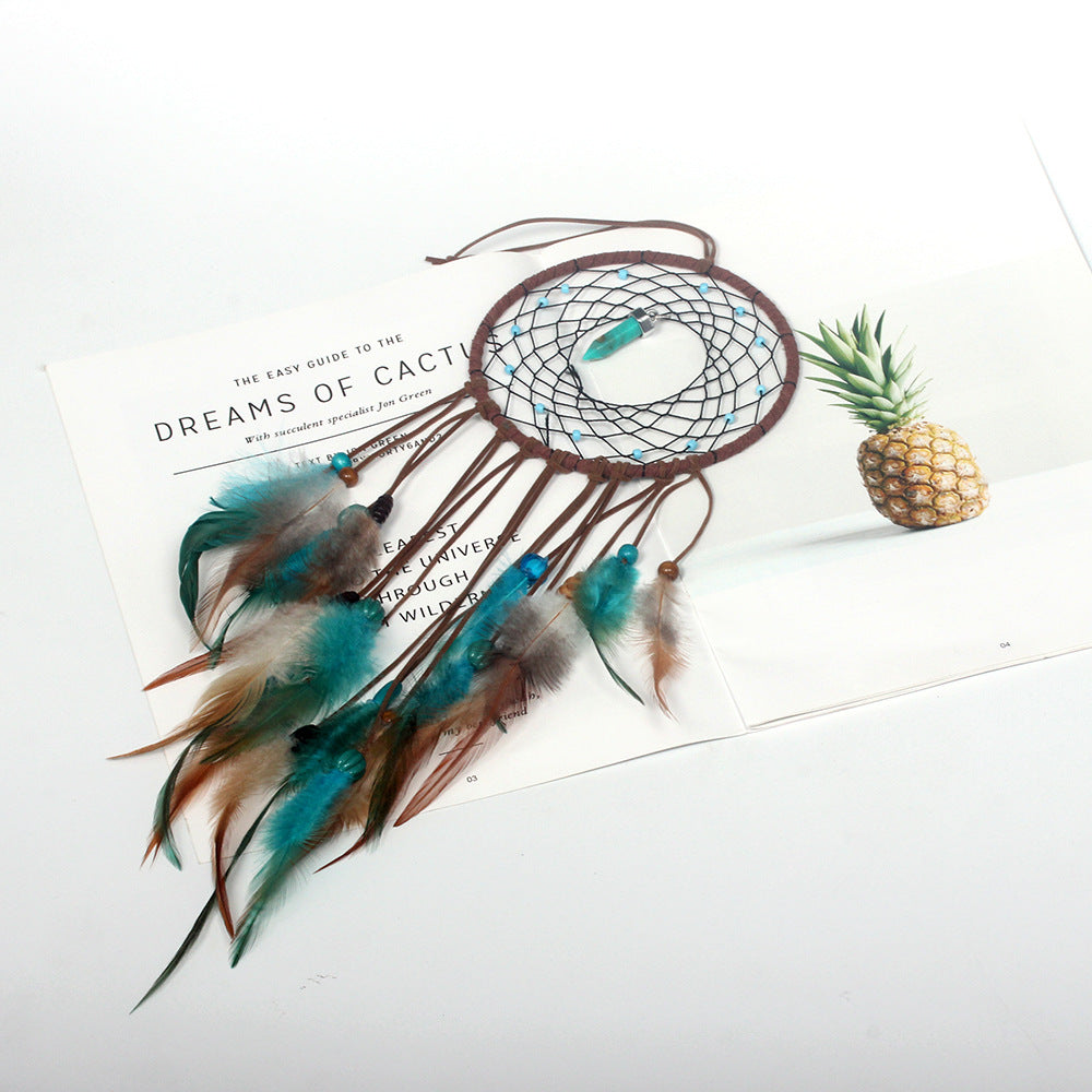 Feather Dream Catcher with LED Lights for Home Decor