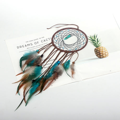 Feather Dream Catcher with LED Lights for Home Decor