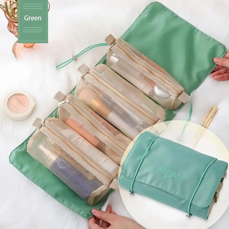 4 In 1 Large-Capacity Travel Makeup Organizer Bag