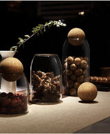 Transparent Glass Sealed Jar for Kitchen Storage