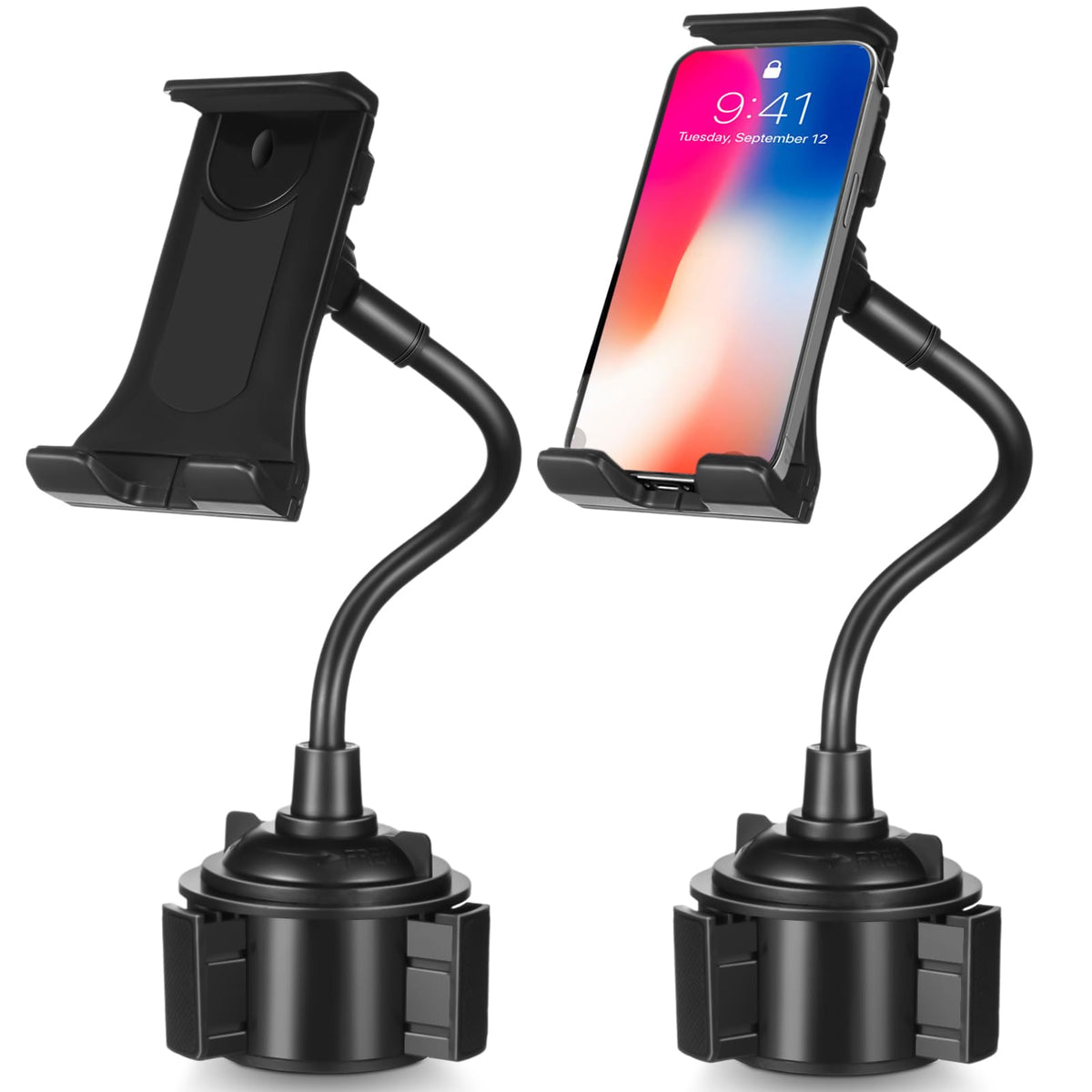 Adjustable Cup-Holder Car Phone Mount - 2 Pack