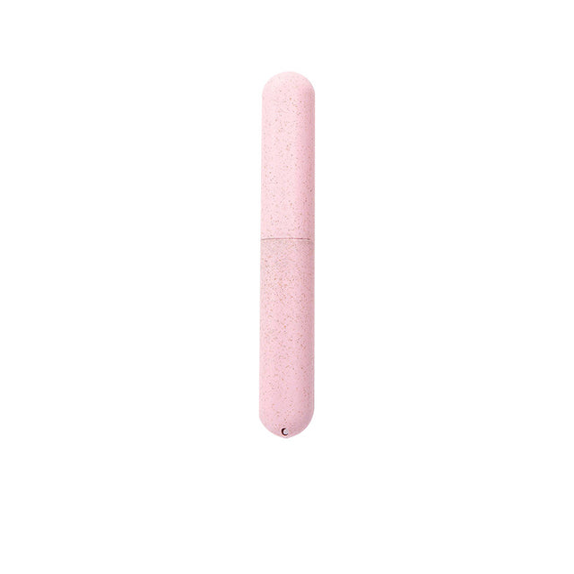Portable Wheat Straw Travel Toothbrush Storage Box