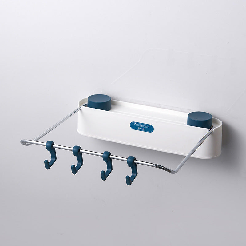 Wall-Mounted Basin Storage Rack for Bathroom