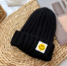 Baby Toddler Ribbed Knit Smile Face - Atlantic Shopping Mall