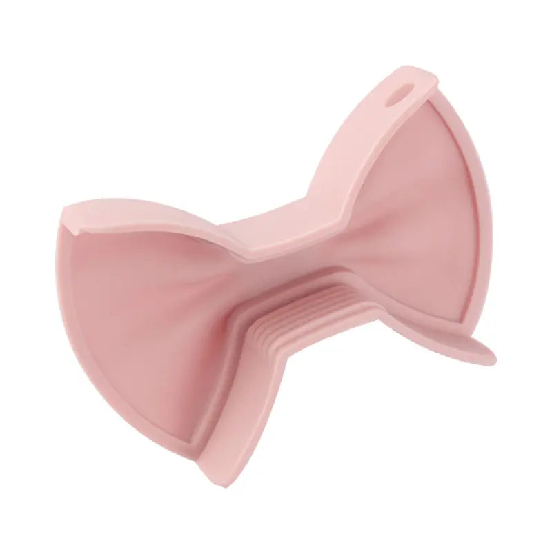 2pcs Bowknot Silicone Heat Insulation Pot Clips