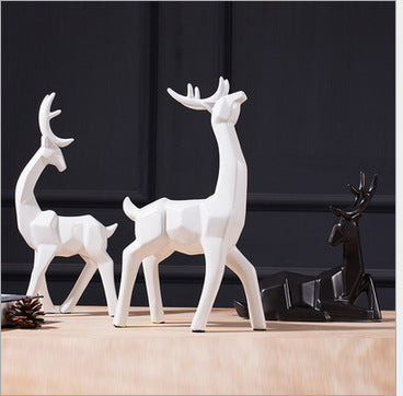 Ceramic Craft, Moose Figurine Decor