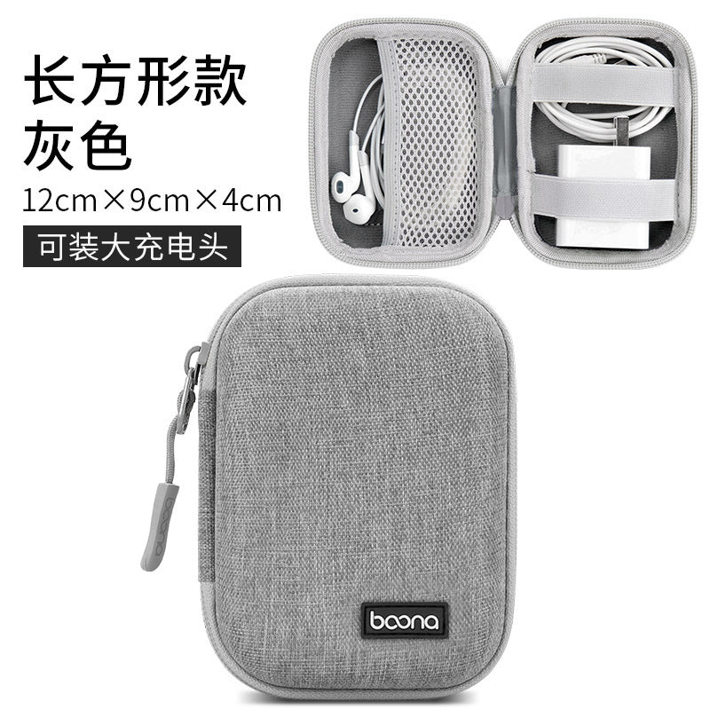Bluetooth Earphone Storage Bag with Charger Organizer