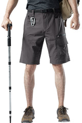 Men's Quick-Dry Multi-Pocket Hiking Cargo Shorts