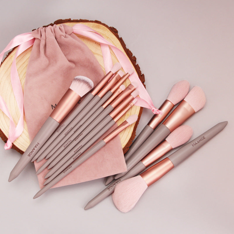 MAANGE 13-Piece Makeup Brush Set for Beauty Tools