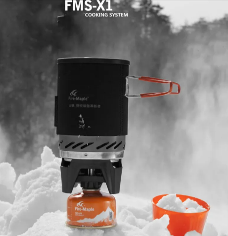 Outdoor Heat-Exchange Camping Pot
