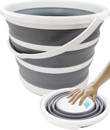 newox Collapsible Bucket-10L (2.6 Gallon) Bucket for Cleaning with Handle-Folding Foldable Portable Plastic Water SuppliesCollapsible Mop Bucket Car Wash Camping Garden
