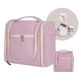 POCDUORG Hanging Travel Toiletry Bag Cosmetic Makeup Organizer for Women and Men - Portable Toiletries Kit for Camping Gym and Home (Blush Pink Large)