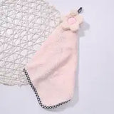 Coral Fleece Absorbent Flower Towel for Home Use