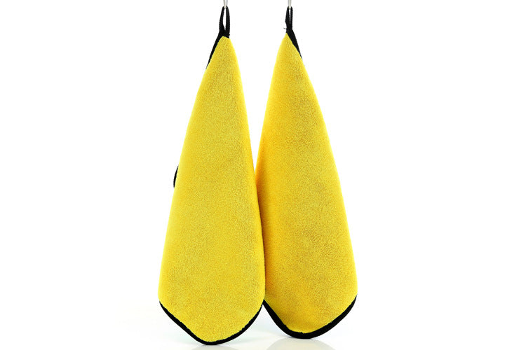 Dual-Sided Microfiber Car Cleaning Towel