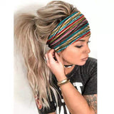 Women's Wide Yoga Headscarf Hair Band
