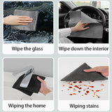 Water-Absorbing Soft Towels for Car Window Cleaning