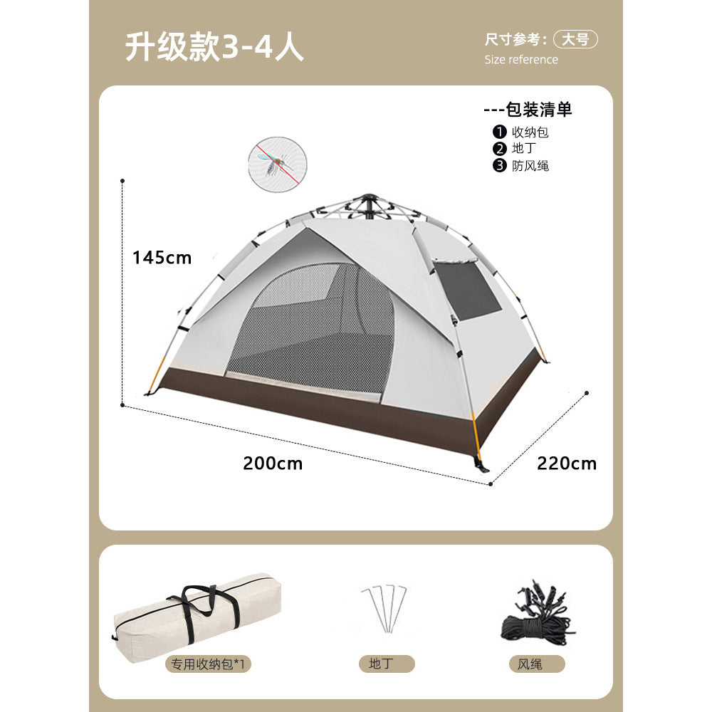 Winter Camping Tent for 5-8 People, Waterproof Set