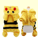 Cute Pikachu Pet Winter Jacket - Atlantic Shopping Mall