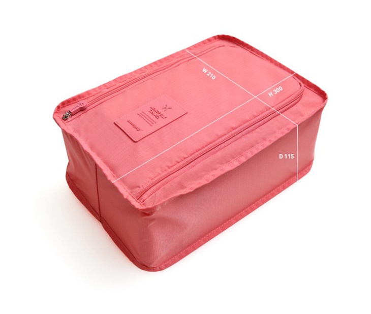 Shoe Storage Box and Plain Shoe Bag Set