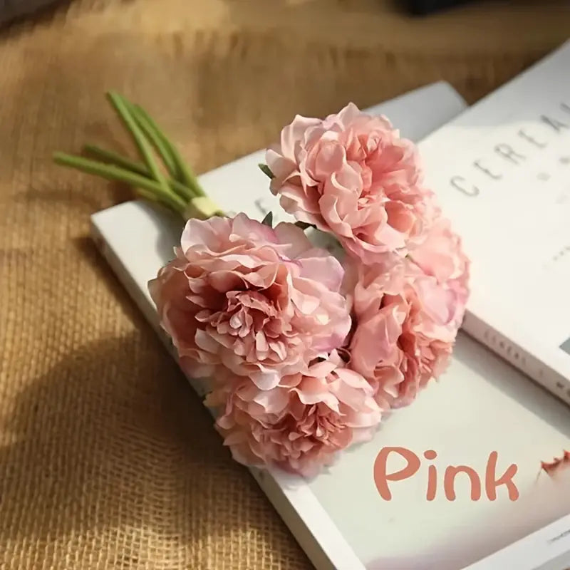 Artificial Peony Bouquet for Home and Wedding Decor