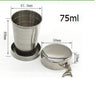 Collapsible Stainless Steel Travel Cup - Portable Design